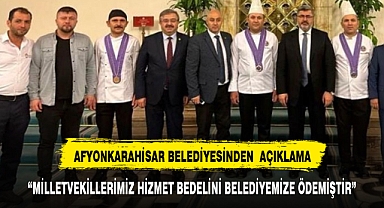 Afyon Belediyesinden kamuoyunun gündemine gelen Afyon Lezzetleri ile ilgili açıklama