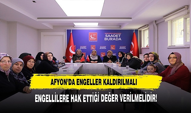 Afyon'da Engeller Kaldırılmalıdır. Engellilere Hak Ettikleri Değer Verilmelidir.