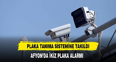 Afyon'da İkiz Plaka Kullanan Sürücüye 20 Bin Lira Ceza Kesildi