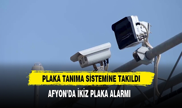 Afyon'da İkiz Plaka Kullanan Sürücüye 20 Bin Lira Ceza Kesildi