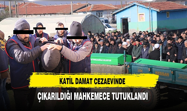 Afyon'da Katil Damat Tutuklandı. Yoğun Güvenlik Önlemleri Eşliğinde Cezaevine Sevk Edildi