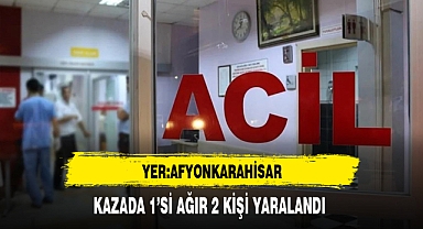 Afyon'da Sabah Saatlerinde Kaza Yaşandı