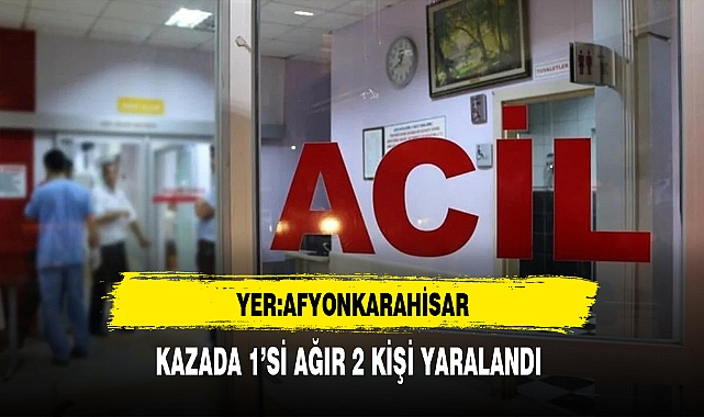 Afyon'da Sabah Saatlerinde Kaza Yaşandı