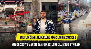 AFYON'DA VAKIFLAR GENEL MÜDÜRLÜĞÜ KİRACILARINA ZAM ŞOKU