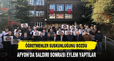 Afyon'daki Öğretmene Yapılan Saldırı Sonrası Meslektaşları Suskunluğunu Bozdu