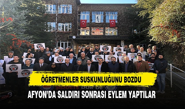 Afyon'daki Öğretmene Yapılan Saldırı Sonrası Meslektaşları Suskunluğunu Bozdu