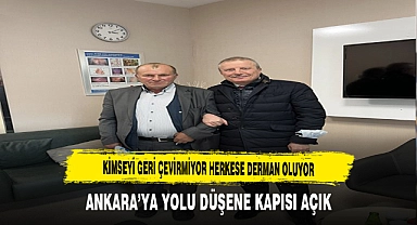 Afyon'dan Ankara'ya Yolu Düşüne Derman Oluyor. AK Partili Koçak Kimseyi Geri Çevirmiyor