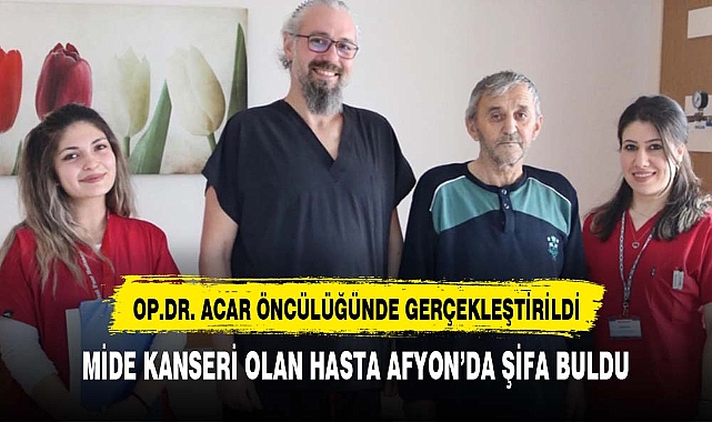 Afyonda şifa buldu
