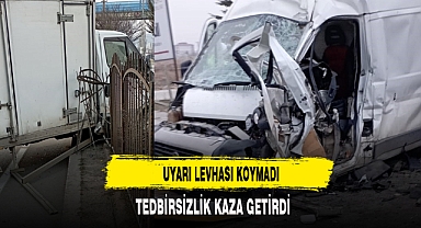 AFYONDA TRAFİK KAZASI 1 AĞIR YARALI