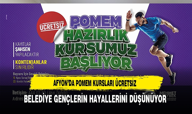 Afyonkarahisar Belediyesi  Gençlerin Hayallerini Düşünüyor