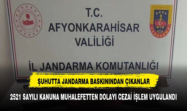 Afyonkarahisar'da ev baskınından ele geçirenler cephaneliği aratmadı