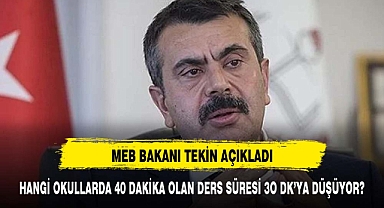 Afyonkarahisar'da hangi okullarda ders saati süresi 30 dakika'ya düşüyor