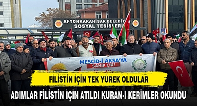 Afyonkarahisar Filistin için tek yürek oldu