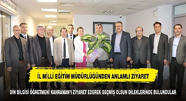 Afyonkarahisar Milli Eğitim Müdürlüğünden Anlamlı Ziyaret