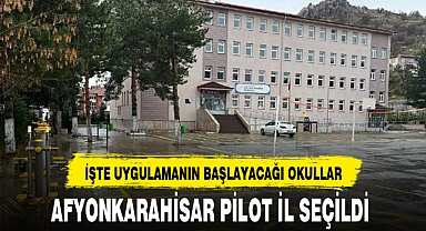 AFYONKARAHİSAR PİLOT İL SEÇİLDİ
