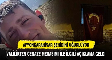 Afyonkarahisar şehidini uğurluyor