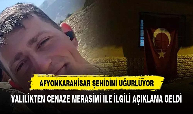 Afyonkarahisar şehidini uğurluyor