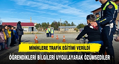 Afyonkarahisarlı miniklere trafik bilinci aşılandı
