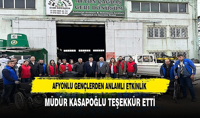Afyonlu Gençlerden Anlamlı Etkinlik