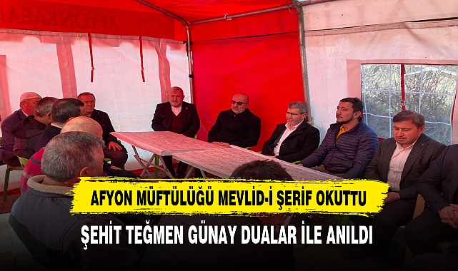 Afyonlu Şehit Günay Dualar İle Anıldı