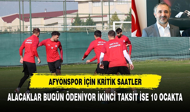 Afyonspor'da kritik saatler !!!!