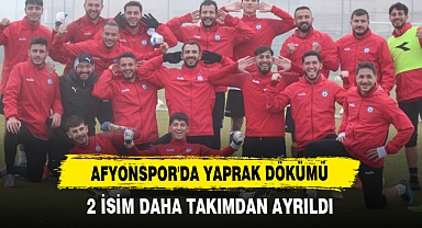 Afyonspor'da Yaprak Dökümü