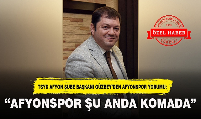 "AFYONSPOR ŞU ANDA KOMADA"