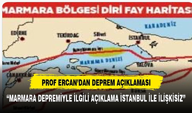 Ahmet Ercan'dan Marmara depremiyle ilgili ilk değerlendirme: İstanbul ile ilişkisizdir