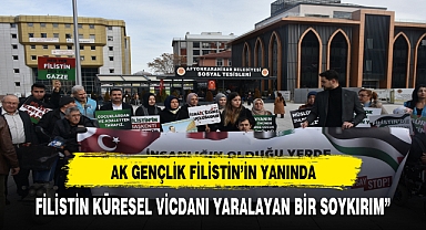 AK GENÇLİK FİLİSTİN’İN YANINDA