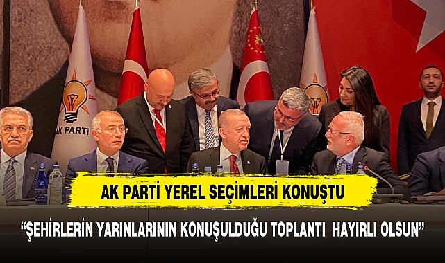 AK Parti Afyonkarahisar Milletvekili Ali Özkaya Erdoğan ile yerel seçim toplantısında