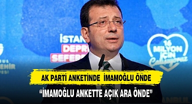 AK Parti anketinde İmamoğlu fark attı