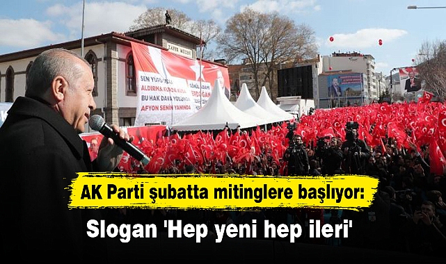 AK Parti şubatta mitinglere başlıyor: