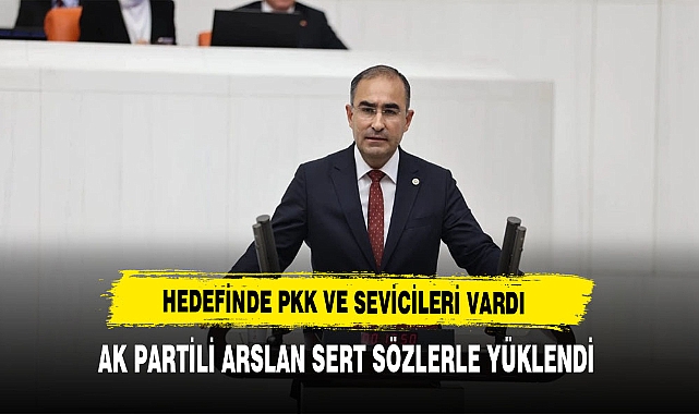 AK Partili Arslan'ın Hedefinde PKK ve Sevicileri Vardı. Arslan Sert Sözlerle Yüklendi