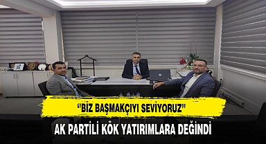 AK Partili Kök'ten Doğalgaz Müdürü Gezer'e Ziyaret