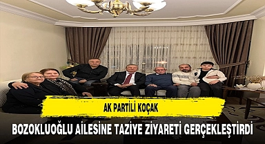AK Partili Mahmut Koçak Taziye Ziyaretinde. Bozokluoğlu Ailesini  Yalnız Bırakmadı