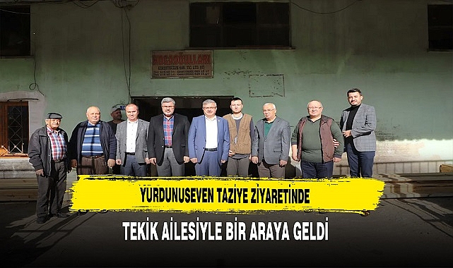 AK Partili Yurdunuseven Taziye Ziyaretlerini Sürdürüyor.