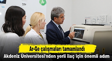 Akdeniz Üniversitesi'nden yerli ilaç için önemli adım