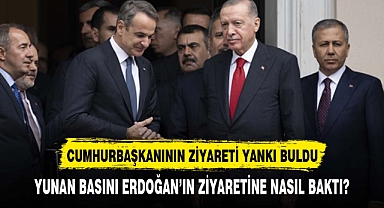 Cumhurbaşkanı Erdoğan'ın Atina ziyareti Yunan basınında geniş yer buldu
