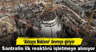 Akkuyu Nükleer AŞ, santralin ilk reaktörüne ilişkin işletmeye alma izni verildi