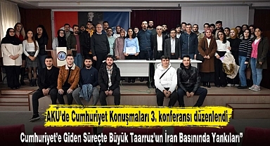 AKÜ’de Cumhuriyet Konuşmaları 3.konferansı düzenlendi