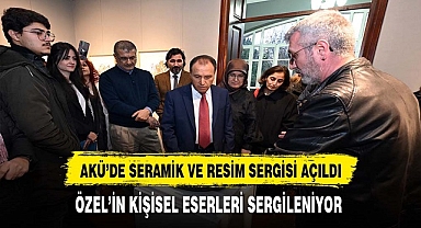 AKÜ’de Seramik ve Resim Sergisi Açıldı