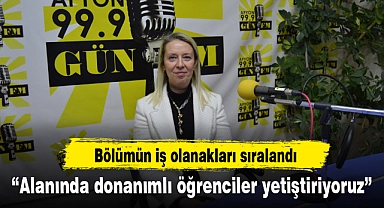 “Alanında donanımlı öğrenciler yetiştiriyoruz”