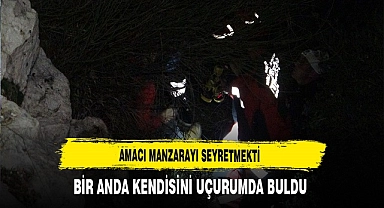 Amacı Manzarayı Seyretmekti Bir Anda Kendisini Uçurumda Buldu