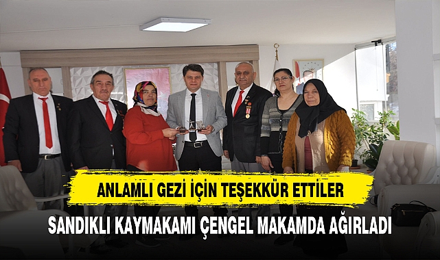 Anlamlı Gezi İçin Kaymakam Çengel'e Teşekkür Ettiler