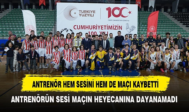 ANTRENÖR HEM SESİNİ HEM DE MAÇI KAYBETTİ