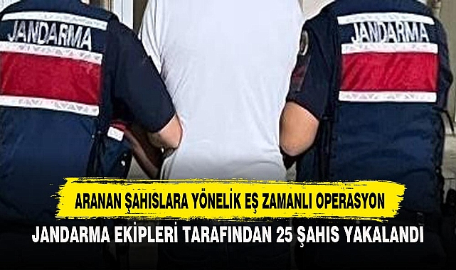 ARANAN ŞAHISLARA YÖNELİK EŞ ZAMANLI OPERASYON