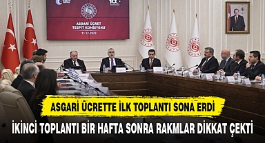 Asgari ücret pazarlığında ilk toplantı sona erdi!