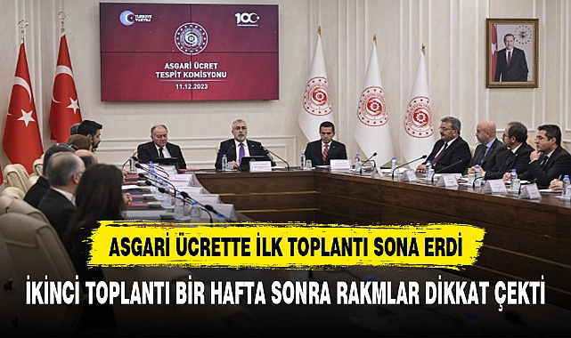 Asgari ücret pazarlığında ilk toplantı sona erdi!