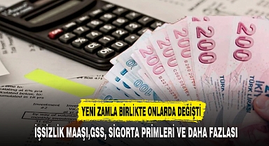 Asgari ücret zammıyla işsizlik maaşından yaşlılık aylığına birçok kalem değişti!
