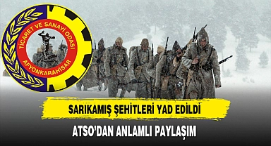 ATSO'dan Anlamlı Paylaşım Sarıkamış Şehitleri Yad Edildi